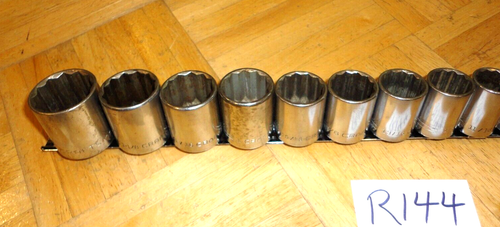 CRAFTSMAN TOOLS 1/2 DRIVE 13 PC. SAE. SERIES -V- SHORT SOCKET SET 7/16 TO 1-1/4 - Foto 6 di 14