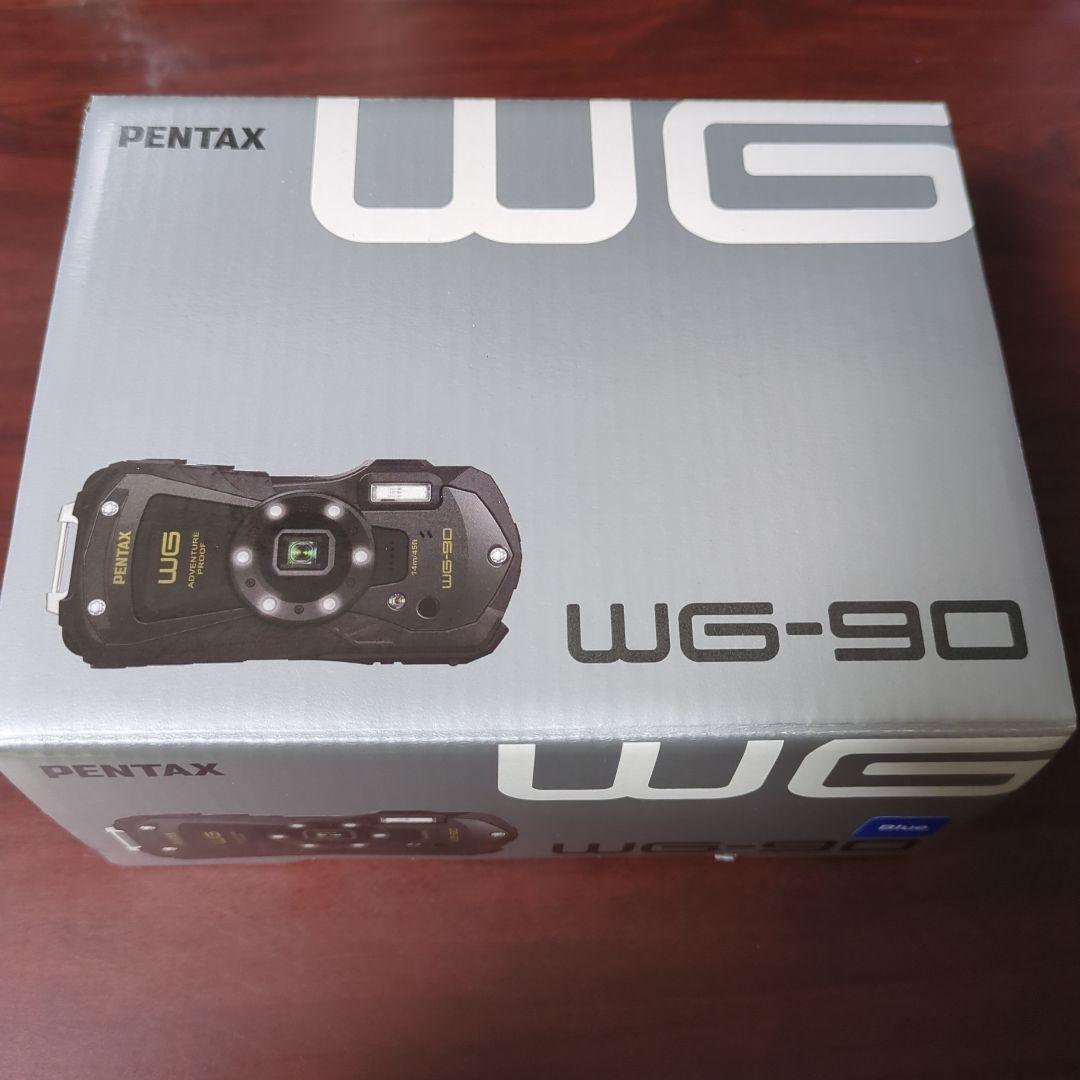 「新品未使用」PENTAX WG-90 BLUE Amazon.com: PENTAX WG-90 藍色防水相機,防震,防塵,防凍,內建6 個LED