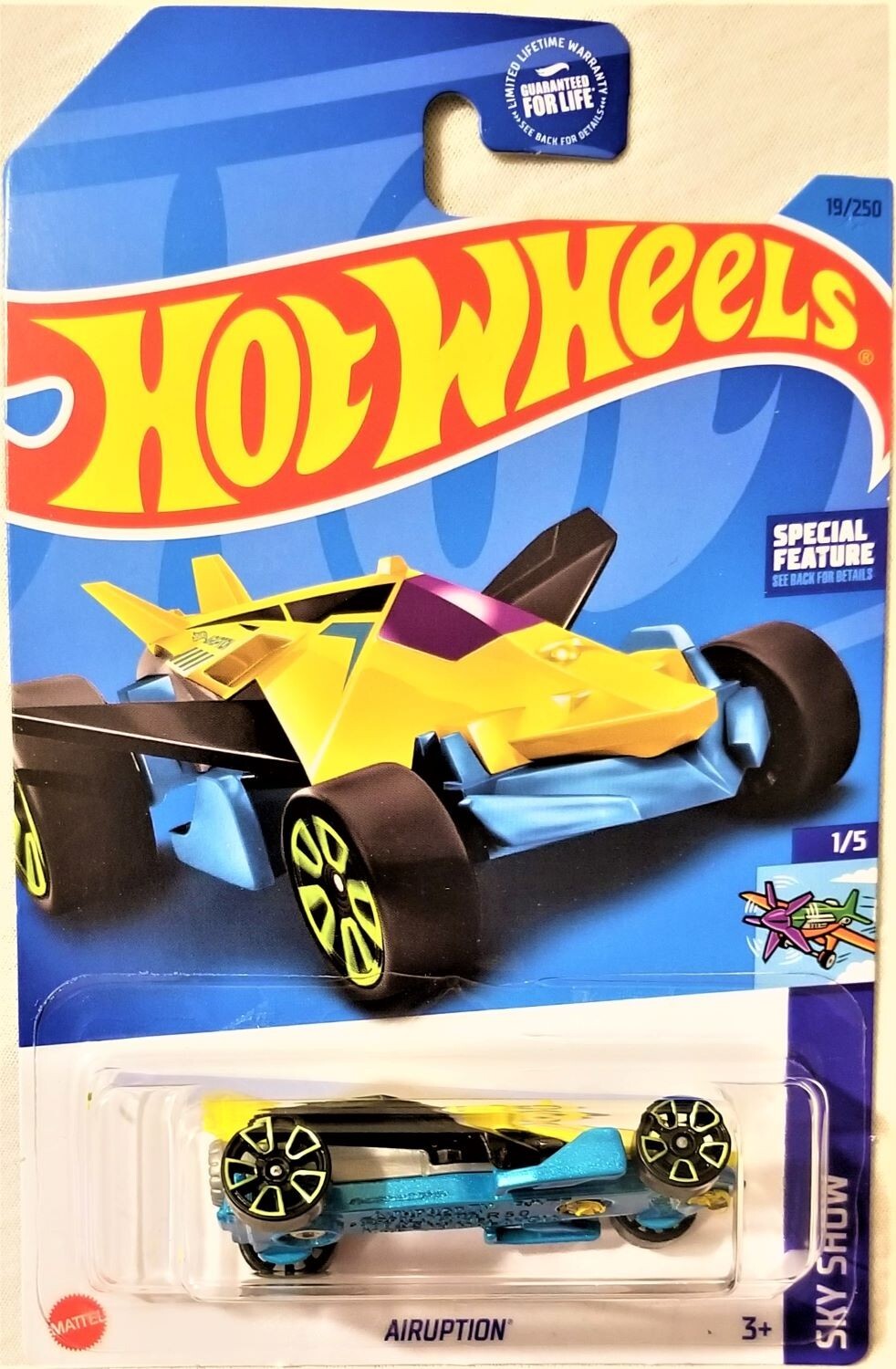 Hot Wheels - 2023 Sky Show 1/5 Airuption 19/250 (BBHKK51)