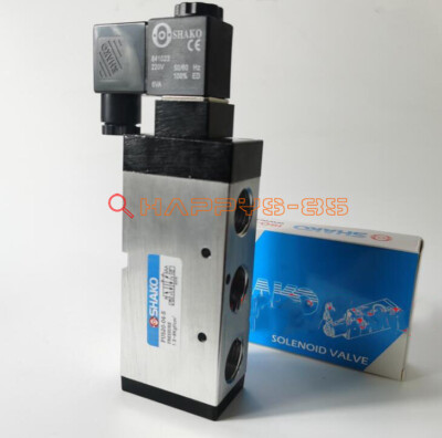 Eins Shako PU520-04-S 5/2 Weg Pilot Solenoid Ventile AC220V Neu