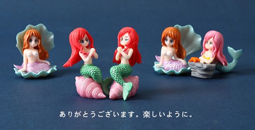 Mini mermaid Girls' Toys model Gift play modeldecoration accessories for micro - Picture 3 of 10