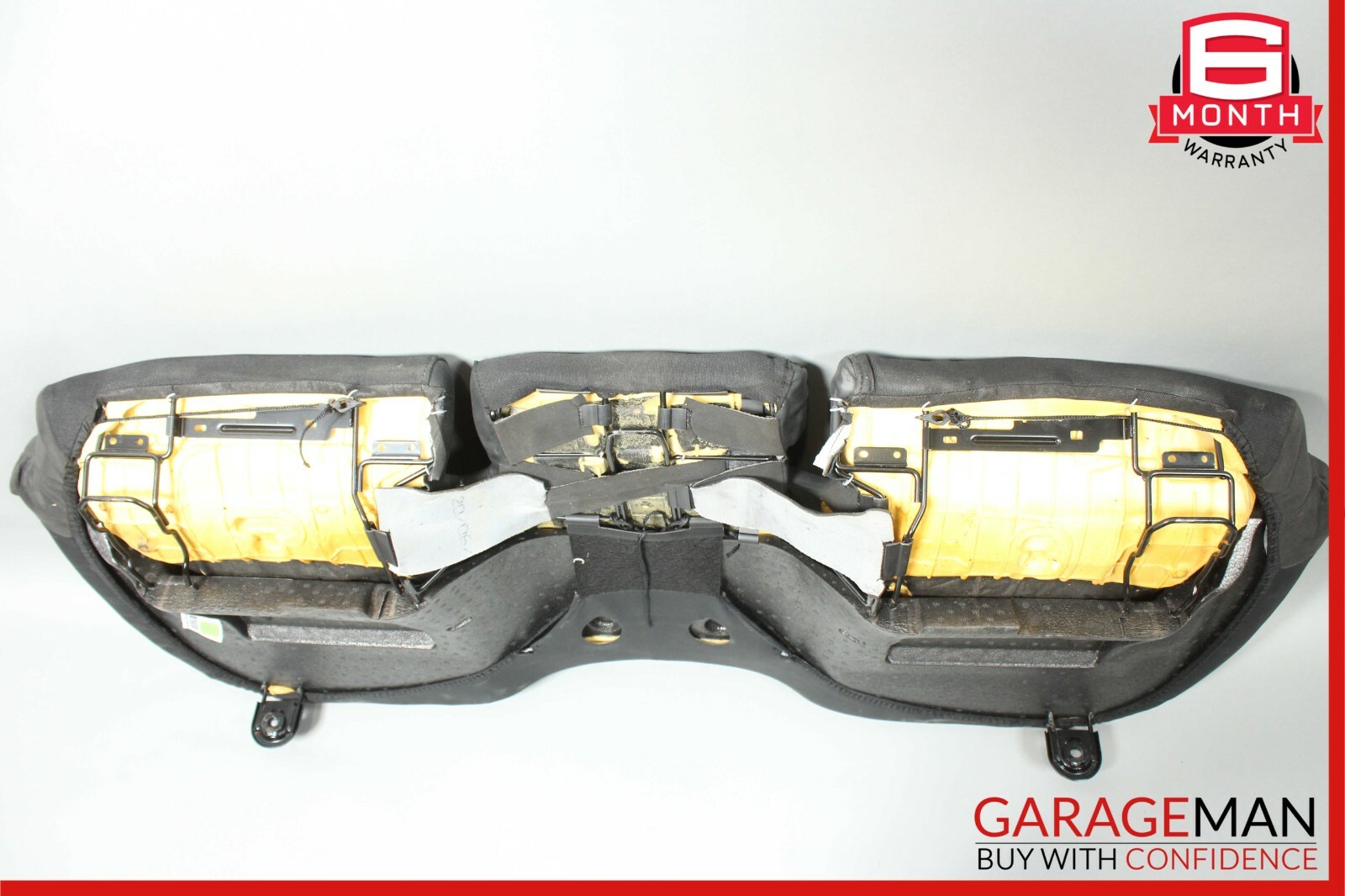 14-17 Maserati Ghibli Rear Lower Bottom Bench Seat Cushion Cover Black OEM