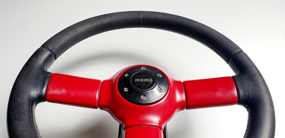 MOMO leather steering wheel F35 VERY RARE 1993 Porsche BMW Honda
