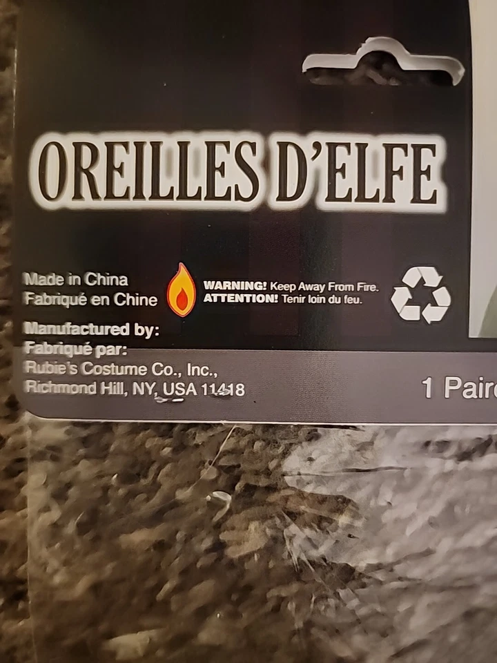Orejas de Elfo Talla Única Rubíes 1 Par Accesorio de Disfraz de Vestir Foto 4 de 4
