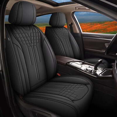 Car Seat Covers For Lincoln Nautilus 2019-2025 Full Set Faux Leather Waterproof