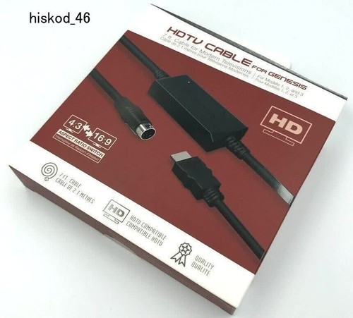 Hyperkin HD HDMI HDTV converter Adapter Cable for Sega Genesis Mega Drive 1 2 3 - Picture 2 of 5