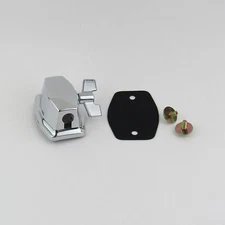 3 PCS Die Cast Floor Tom Brackets CHROME w/ Eye-Bolt Gaskets & Screws