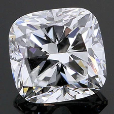 1ct Cushion Best Top Russian Cubic Zirconia Extra Brilliant 6 x 6 mm