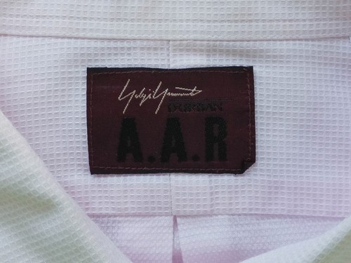 Yohji Yamamoto Durban AAR Pastel Pink Micro Check Woven Cotton Men's Shirt L/S L - Picture 4 of 10