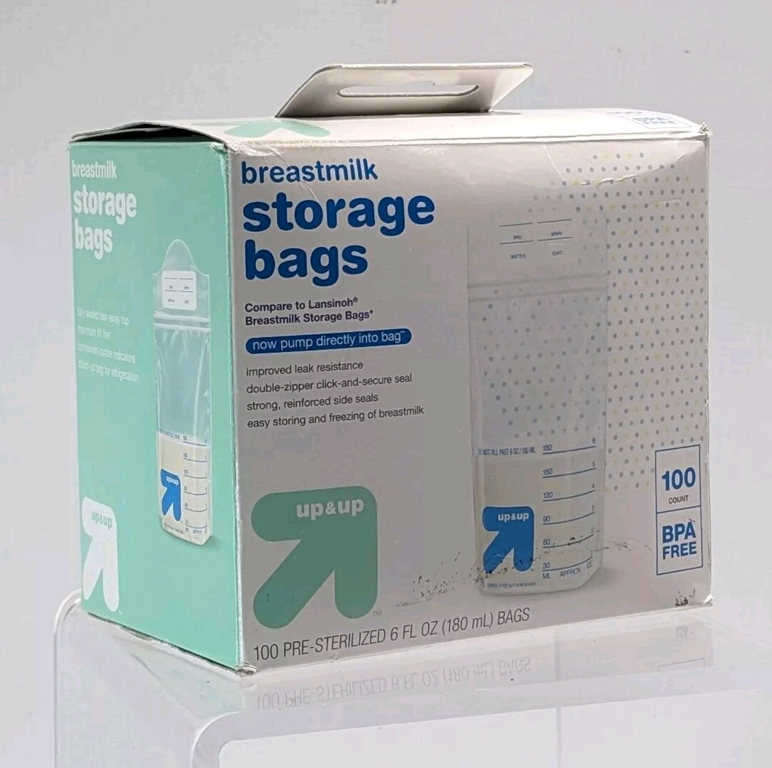 Up &Up Milk Storage Bags - 100 (180ml) NOB 89 count