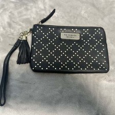 Victoria's Secret Wristlet/Wallet- Black w/ Gold Studs, New