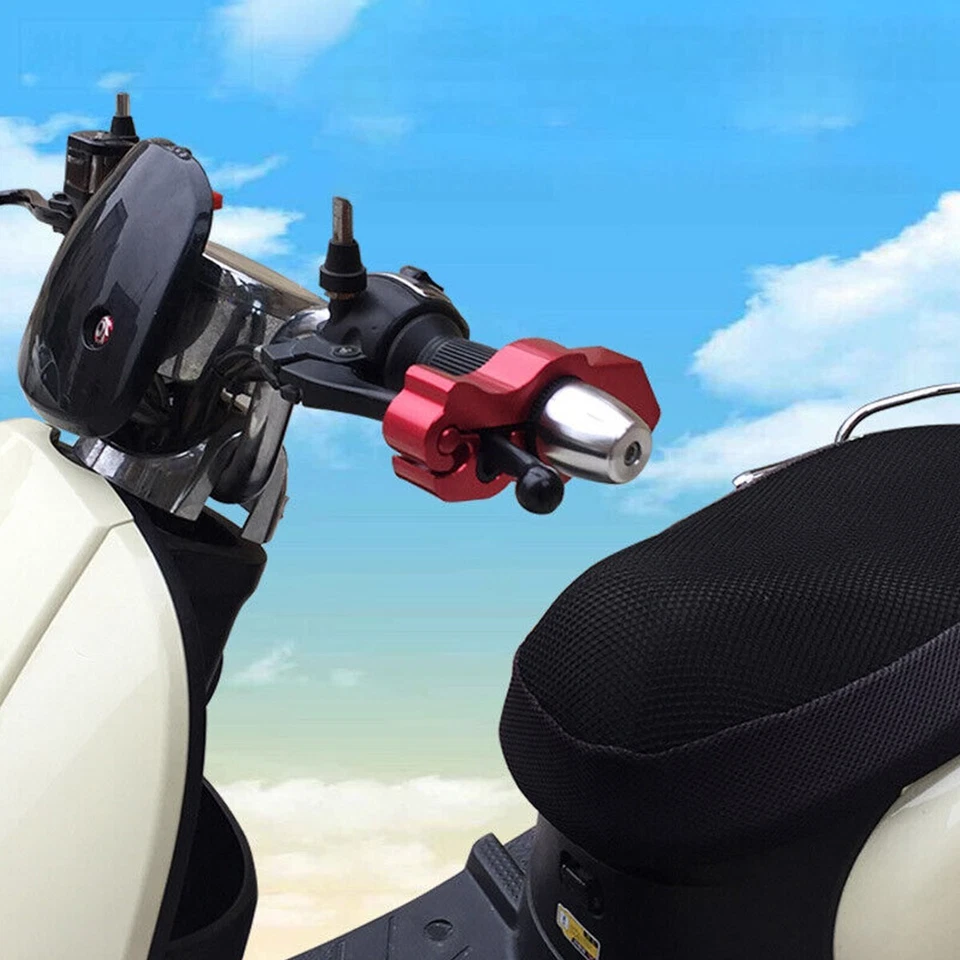 Motorrad Alu Bremshebelschloß Schloß Sicherung für Bremshebel Rot NEU - Bild 4 von 4