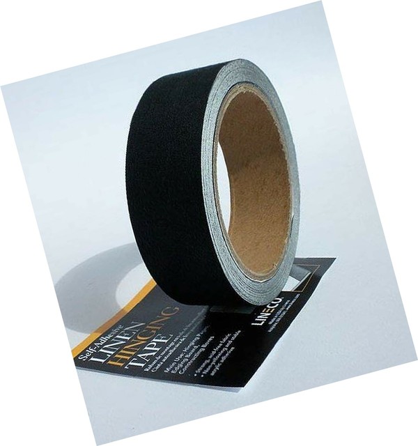 Lineco Gummed Hinging Tape for Artwork Framing, AcidFree Linen Fabric