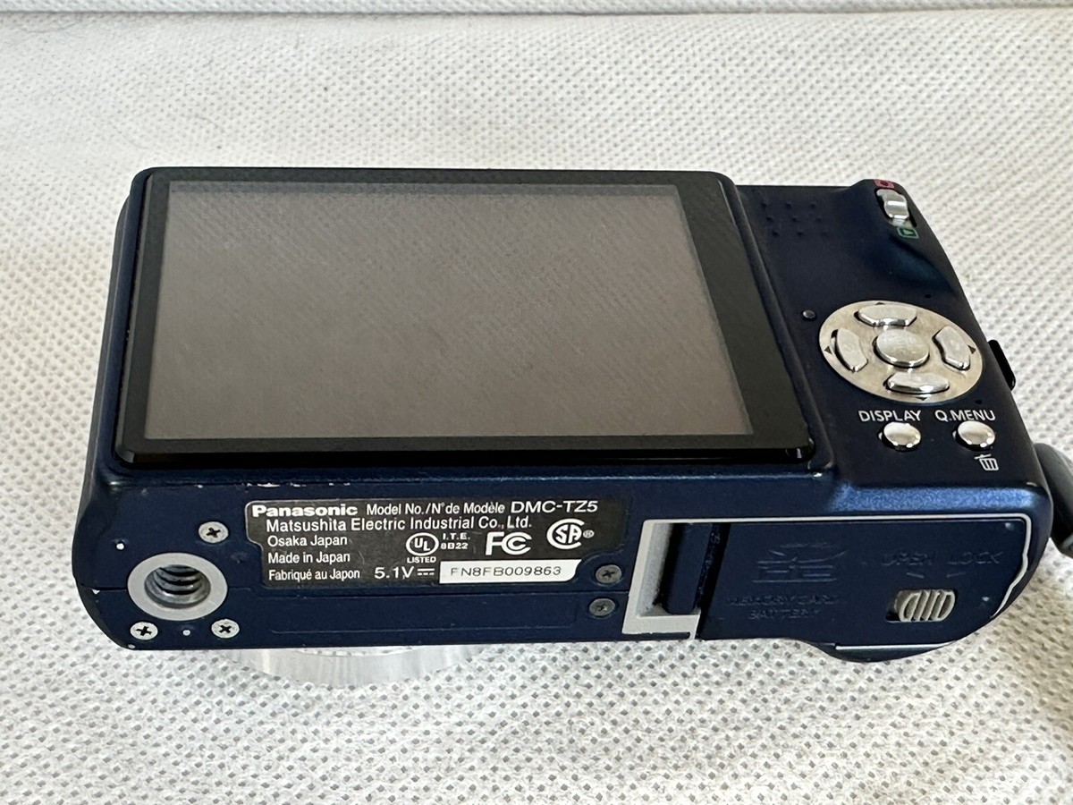 美品 パナソニック LUMIX DMC-TZ5 10x Leica デジカメ Panasonic Lumix DMC-TZ5 Digital Camera (Blue) DMCTZ5A B&H Photo