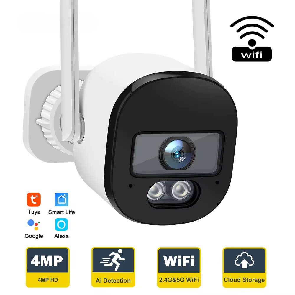 Security Camera 2.4G/5G WiFi 2K Video Cameras SmartLife Mini CCTV Surveillance-image
