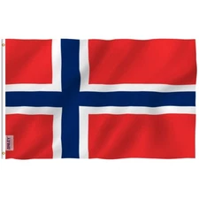 Anley Fly Breeze 3x5 Foot Norway Flag - Norwegian Nordmann National Flags