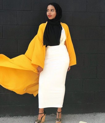 Muslim Women Long Suspender Skirt High 