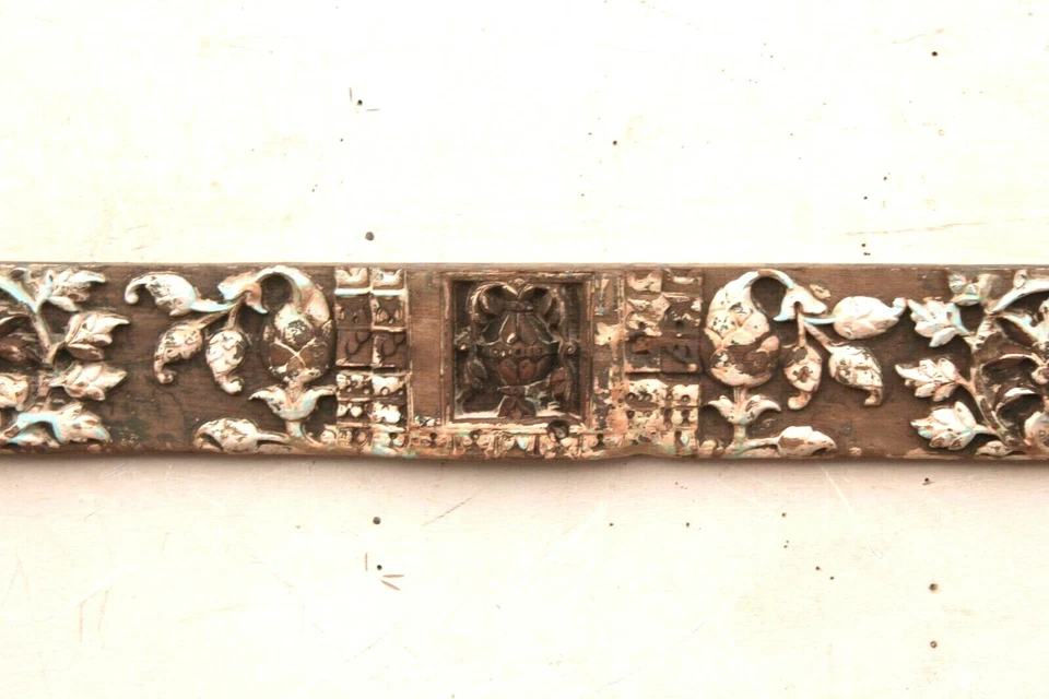 Arte decorativo de pared con panel colgante de pared vintage de 100-120 años de antigüedad Foto 3 de 4