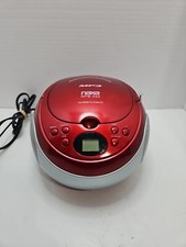 Naxa Electronics Npb252rd Portable Cd/mp3 Players With Am/fm Stereo (red)