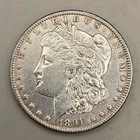1891-CC Morgan Silver Dollar $1 - Carson City Mint