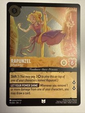Rapunzel Gifted Artist 19/204 Foil Uncommon Card Lorcana Rise Of The Floodborn