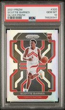 2021 PRIZM SILVER ROOKIE SCOTTIE BARNES PSA 10 