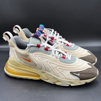 Nike Air Max 270 React ENG Travis Scott Cactus Trails Sz 10.5