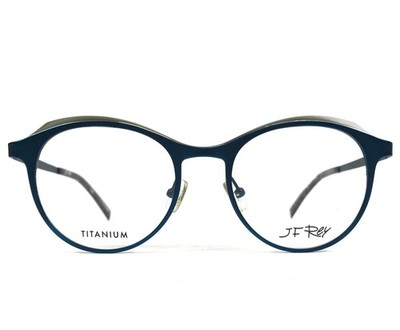 JF Rey Eyeglasses Frames JF2757 2222 Antic Blue Titanium Antique 48-18-143