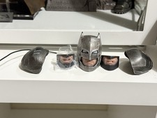 Hot Toys Armored Batman 2.0 Die Cast Light Up Helmet and Parts. Brand New. UK