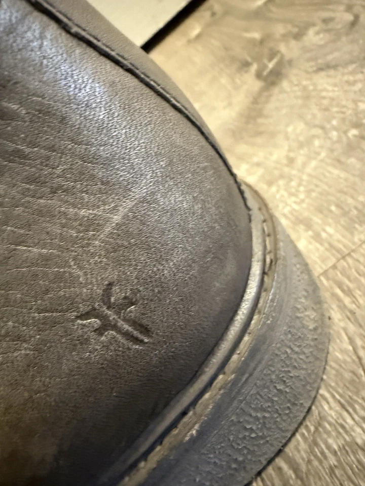 Botas de cuero Frye grises con cordones 3481599 para hombre talla 11,5 suela de goma grises Foto 4 de 4