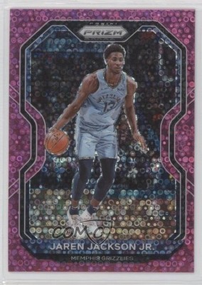 2020-21 Panini Prizm Fast Break Pink Prizm 47/50 Jaren Jackson Jr #126 7n6