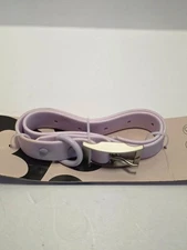 Lavender Silicone Pet Collar