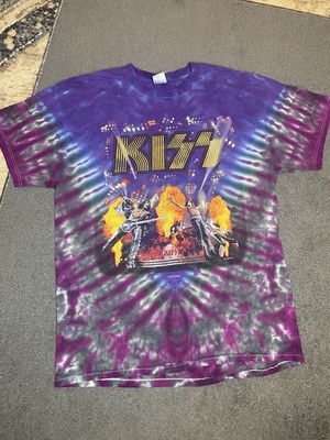 KISS Psycho Circus T-shirt XL Tie Dye Short Sleeve Vintage 1998 | eBay