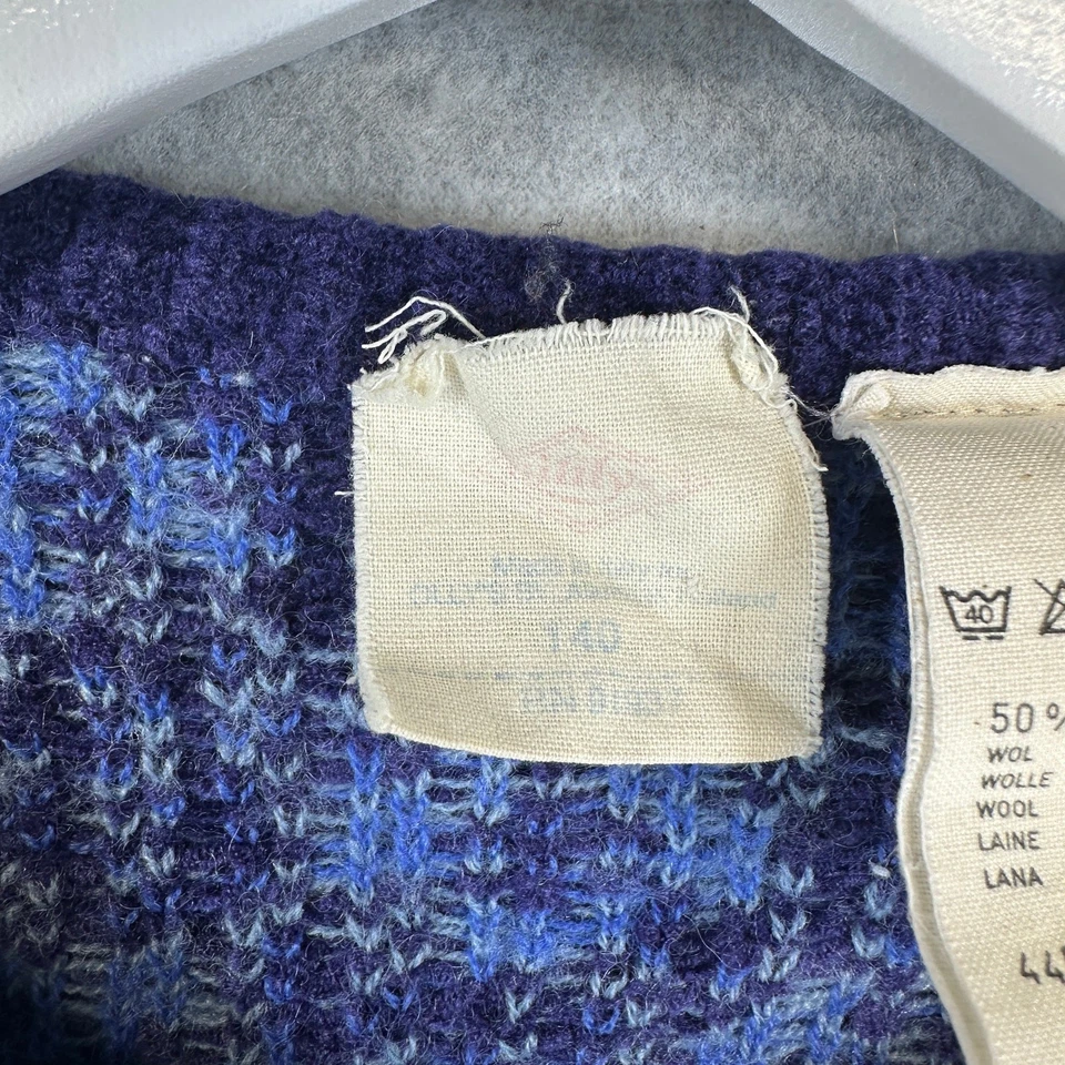 Suéter Oilily Niños Talla 140 EE. UU. 10 Azul Floral Mezcla de Lana Pullover Sin Mangas  Foto 4 de 4