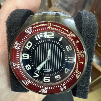 Swatch Watch HEIGHT ALERT  SULM100 2005 46.8mm Works  New Battery OPEN TO OFFERS