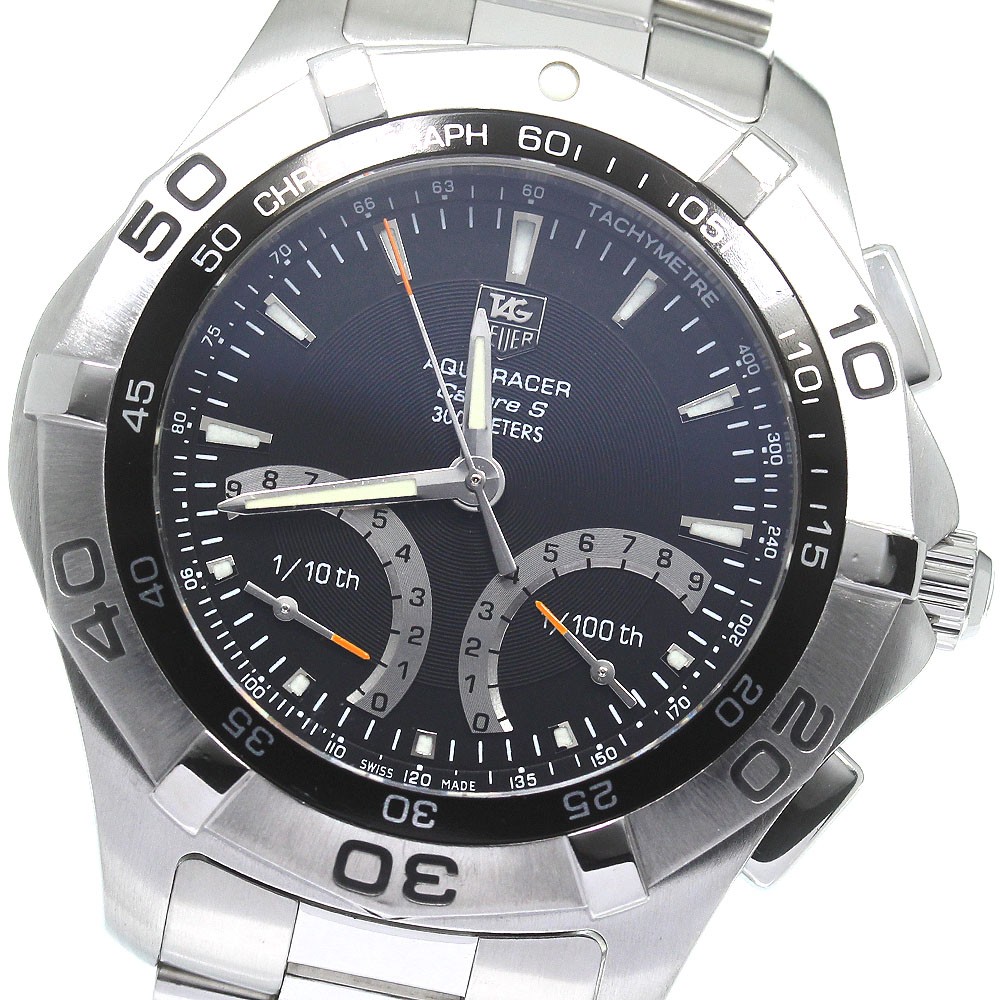 TAG HEUER Aquaracer Calibre S CAF7010 Chronograph Quartz Men's Watch_816436
