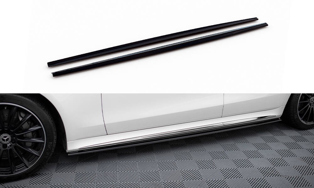 Rajouts de Bas de Caisse Mercedes S AMG-Line W223 Maxton : Kit Carrosserie Sport en ABS