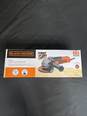 BLACK+DECKER BDEG400 6 Amp 4-1/2'' Small Angle Grinder
