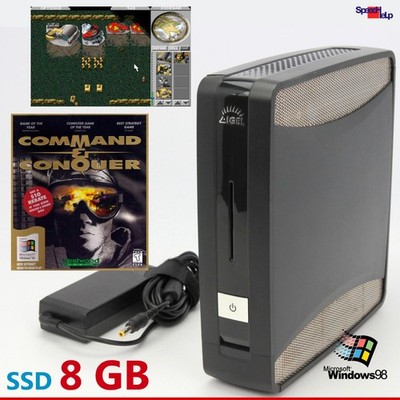 MINI PC COMPUTER PC FOR RETRO GAMES SPIELE DOS WINDOWS 98 COMMAND & CONQUER C&C