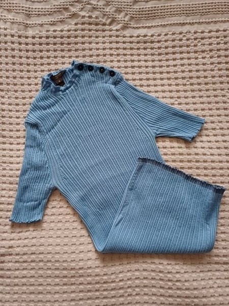 Damen Louis Vuitton T-Shirt Blau 34