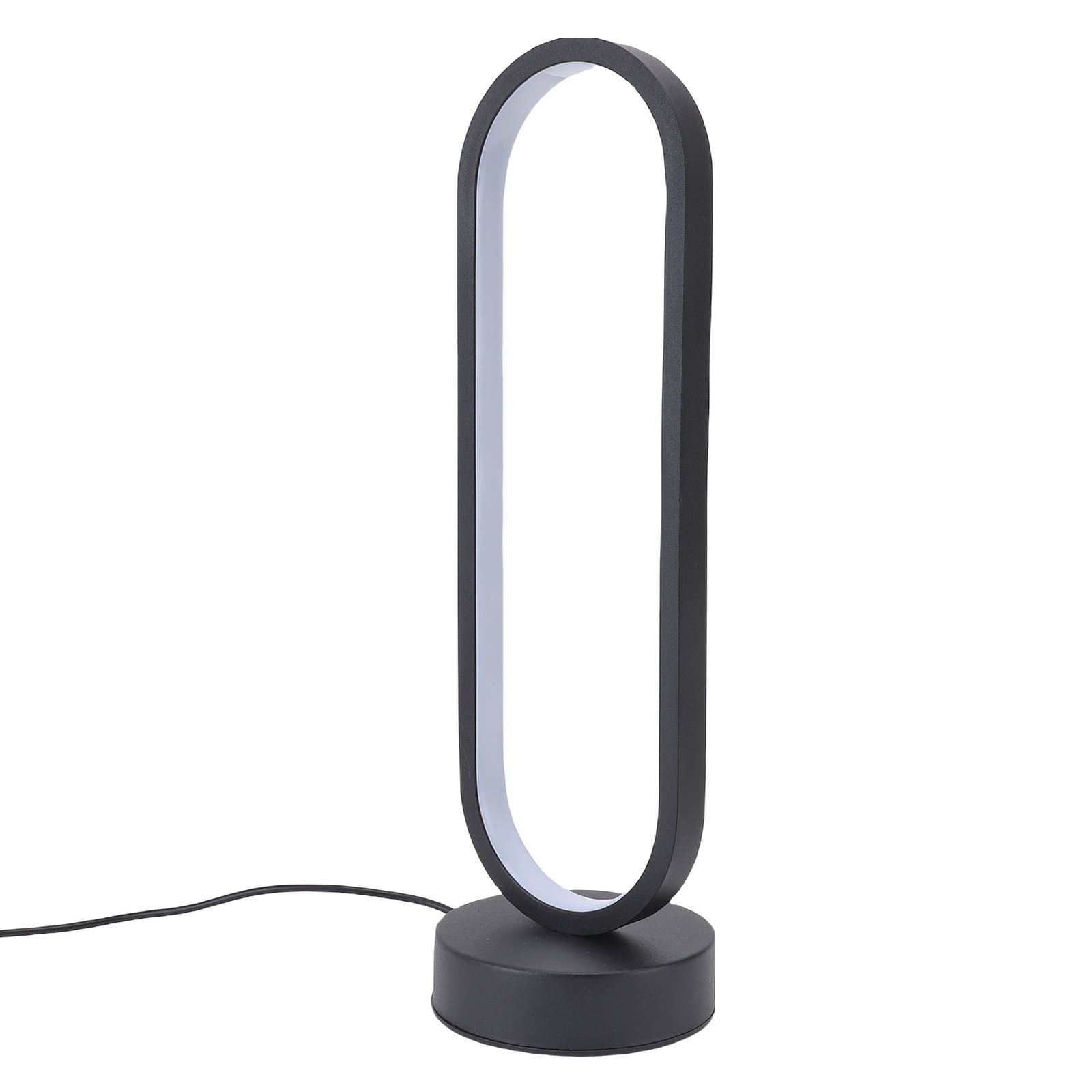 LED Oval Table Lamp Aluminum 3 Colors Dimmable Decorative Modern Bedside Light