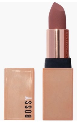 BOSSY COSMETICS HIGH-PIGMENTED LIPSTICK COLOR SHADE FOCUSED NEW IN BOX 0.13 Oz