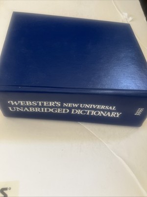 Websters New Universal Unabridged Dictionary 1996 Hardcover Barnes & Noble Book