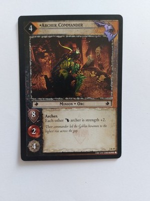 LOTR TCG Mines of Moria ARCHER COMMANDER 2R49 FOIL NM