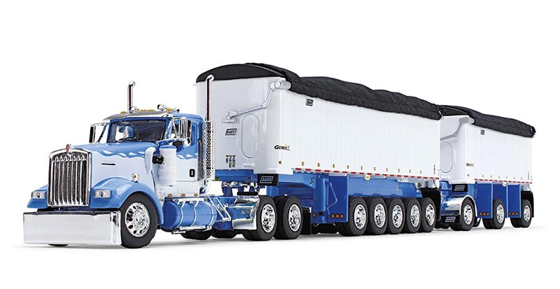 DCP 60-1633 1/64 Kenworth W900L Day Cab w/ East Michigan Trailer