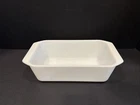 Vintage Pyrex 9" Loaf Pan White Milk Glass Rectangular 215-B 9x5x3