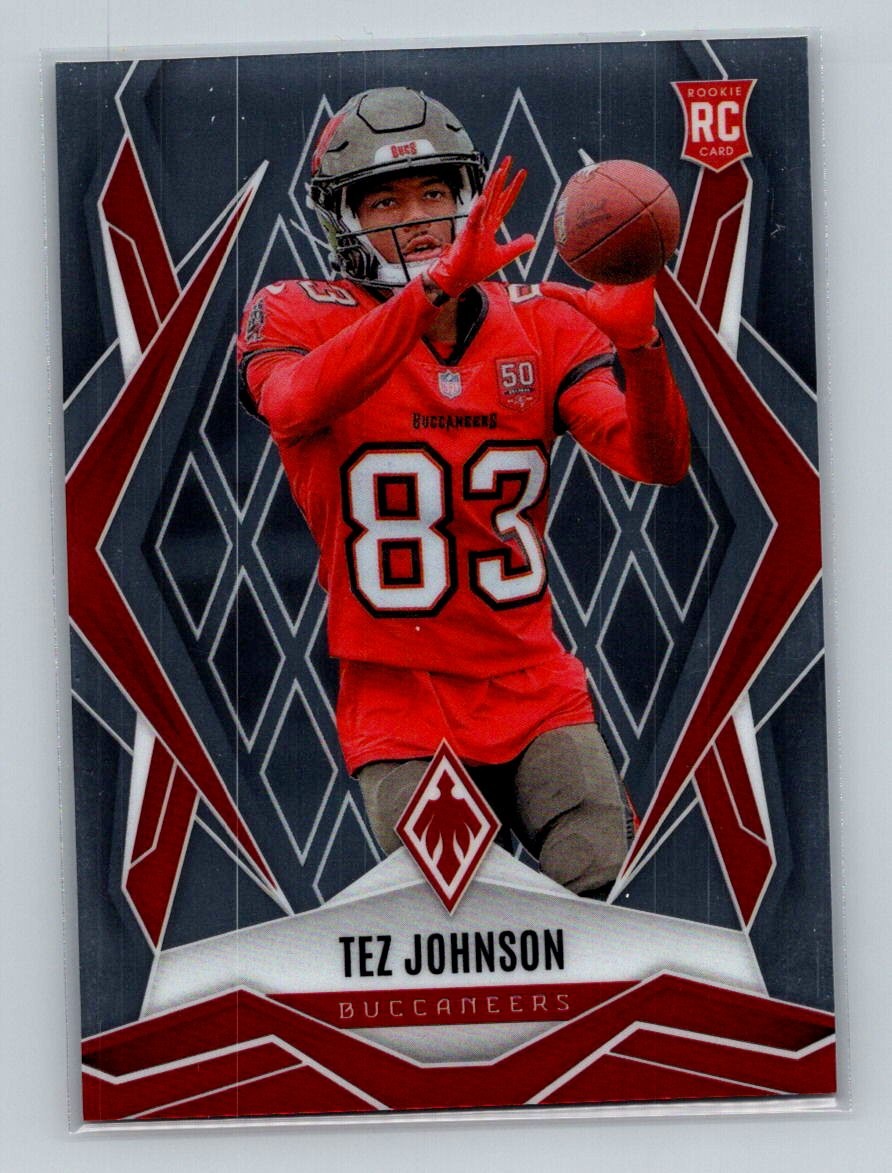 Tez Johnson 2025 Panini Phoenix #166 RC Tampa Bay Buccaneers