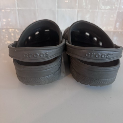 Crocs Clogs Yukon Vista Brown Leather Mens 12 Comfort Slip-On - Picture 4 of 7