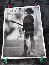 Vintage 1986 The Cure Boys Don’t Cry New Voice-Club Remix Poster 25 x 33