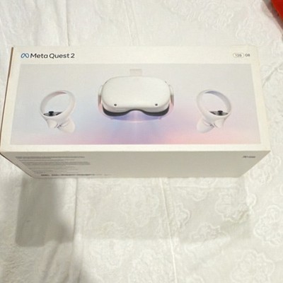 Meta Quest 2 Standalone VR Headset 128 GB White Virtual Reality Headset